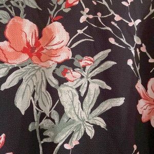 Faith And Joy 1X Floral Blouse